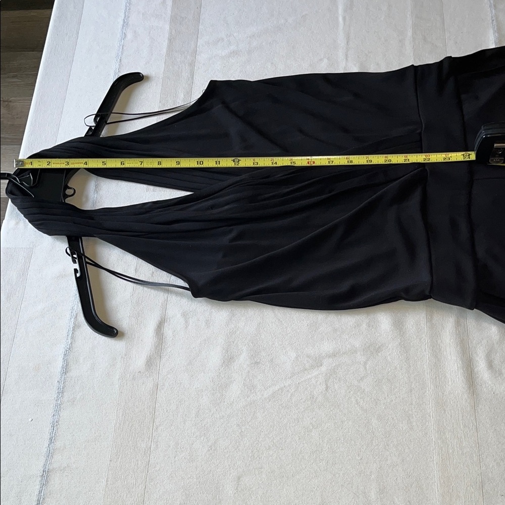 INC International Concepts Elegant Black Jumpsuit Size Medium - Picture 7 of 8